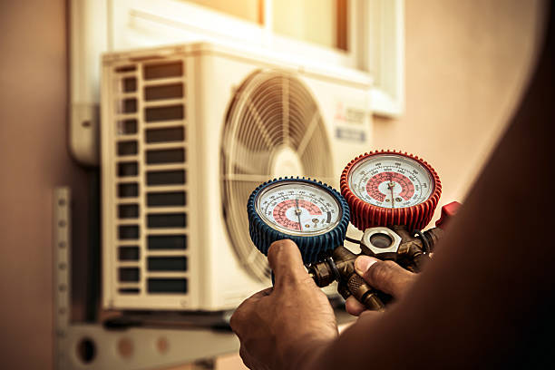 Professional Heat Pump Repair technician working in Trenton, GA
